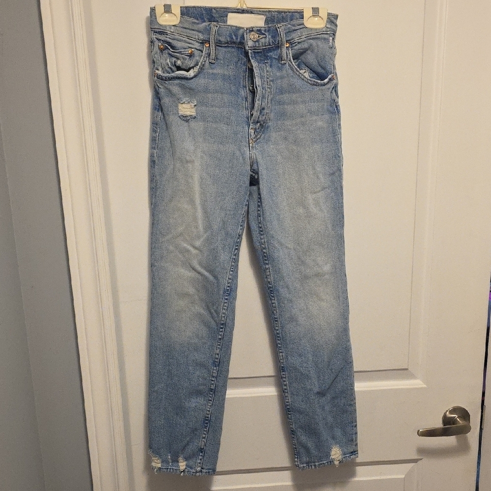 MOTHER Superior The Tomcat Light Blue Women's Jeans Size 26, 26" Inseam